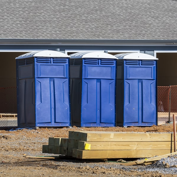 is there a specific order in which to place multiple portable restrooms in Turnersville